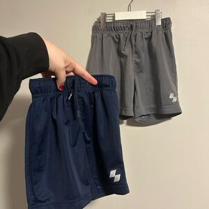 Sports Place toddlers 4 Athletic Shorts in Gray and Navy blue